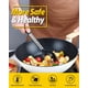 thumbnail image 5 of Juego de 2 cucharas de cocina grandes de silicona, cuchara para untar sólida antiadherente, utensilios de cocina resistentes al calor para mezclar, servir, escurrir y revolver., 5 of 5
