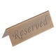 thumbnail image 1 of Muestra De Mesa Reservada De Acero Inoxidable Decoración De Vajilla De Mesa De Boda De Café, 1 of 5