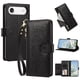 thumbnail image 1 of Funda Billetera Floral en Relieve iphone17 air con Tarjetero y Cremallera Negro, 1 of 6