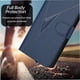thumbnail image 3 of Funda Cartera Fibra de Carbono para Motorola MOTO G04 con Soporte y Cierre Magnético Azul, 3 of 6