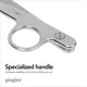 thumbnail image 3 of Filo de navaja Thread Nippers Gingher 4.5 con acción de resorte, 3 of 6