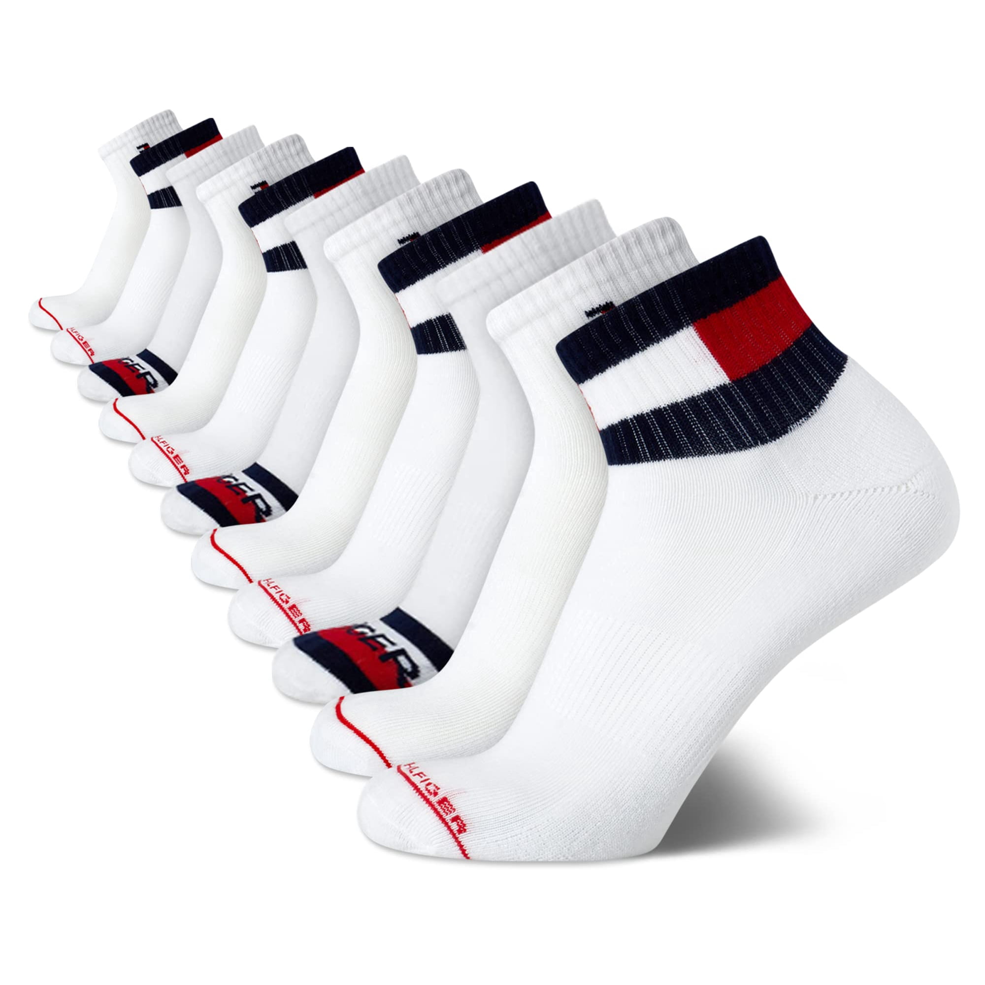 Pack De 12 Cojines Quarter Socks Tommy Hilfiger Performance