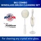 thumbnail image 5 of Juego de cepillos de limpieza Brushtech Crystal Stemware (2 cepillos), 5 of 9