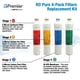 thumbnail image 2 of Kit de filtros de repuesto Watts Premier Ro-Pure 1R-1Y-1B-1G, 2 of 3