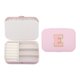 thumbnail image 1 of Caja de Joyas de Cuero PU Rectangular REGALWOVEN para Mujeres con Patrón de Letras, Organizador de Joyas de Una Sola Capa E, 1 of 7