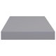 thumbnail image 4 of Estanterías de pared flotantes gris vidaXL 19,7 x 9,1 x 1,5 cm (2 uds), 4 of 7