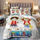 thumbnail image 1 of ONE Piece Japan Anime Game Summer Bed Pillowcases Quilt Duvet Cover Set Single Queen King 3D Photo Bedding Set Bed Sheets, 1 of 5