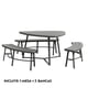 thumbnail image 2 of Juego Comedor Terraza 6 Personas Mesa 119x117cm Beige Northwest, 2 of 8