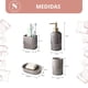 thumbnail image 4 of Set de Baño 5 Accesorios Gris, 4 of 7