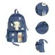 thumbnail image 3 of Mochila Escolar Kawaii Juvenil Con Gran Capacidad Azul, 3 of 3