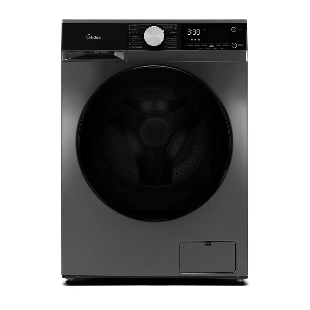 Midea - Lavadora Secadora Mlsf-095b/s Automática 9.5 Kg Titanium