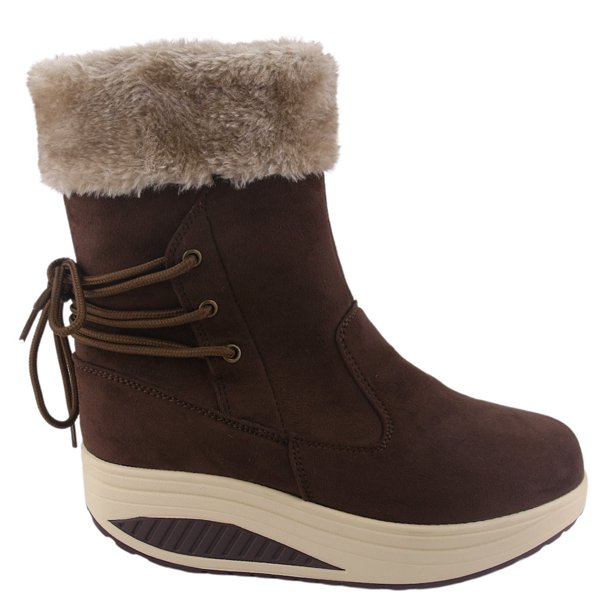 Botin Funway Mujer Tija-34 Café Casual