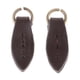 thumbnail image 5 of Vintage PU cuero Zipper Pull Zipp Puller Forma de hoja Costura Sujeción Café, 5 of 5