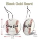 thumbnail image 2 of Ambientador para auto con gancho, béisbol, paquete de 4, negro y dorado, 2 of 6