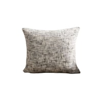 Genérico - Pack De 2 Fundas De Cojin Chenille Gris