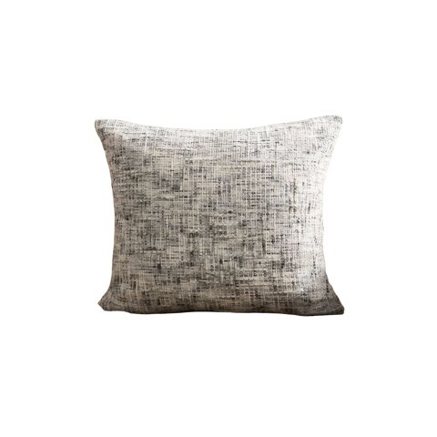 Genérico - Pack De 2 Fundas De Cojin Chenille Gris