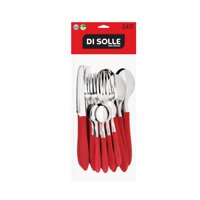 Imahe - Pack Cubiertos 24 Piezas Rojo