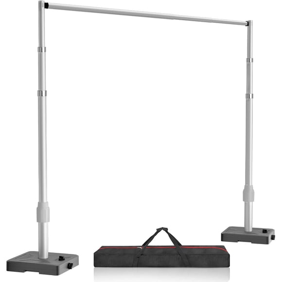 EMART Kit de soporte para fondo de 10 x 10 pies con base de tanque de agua
