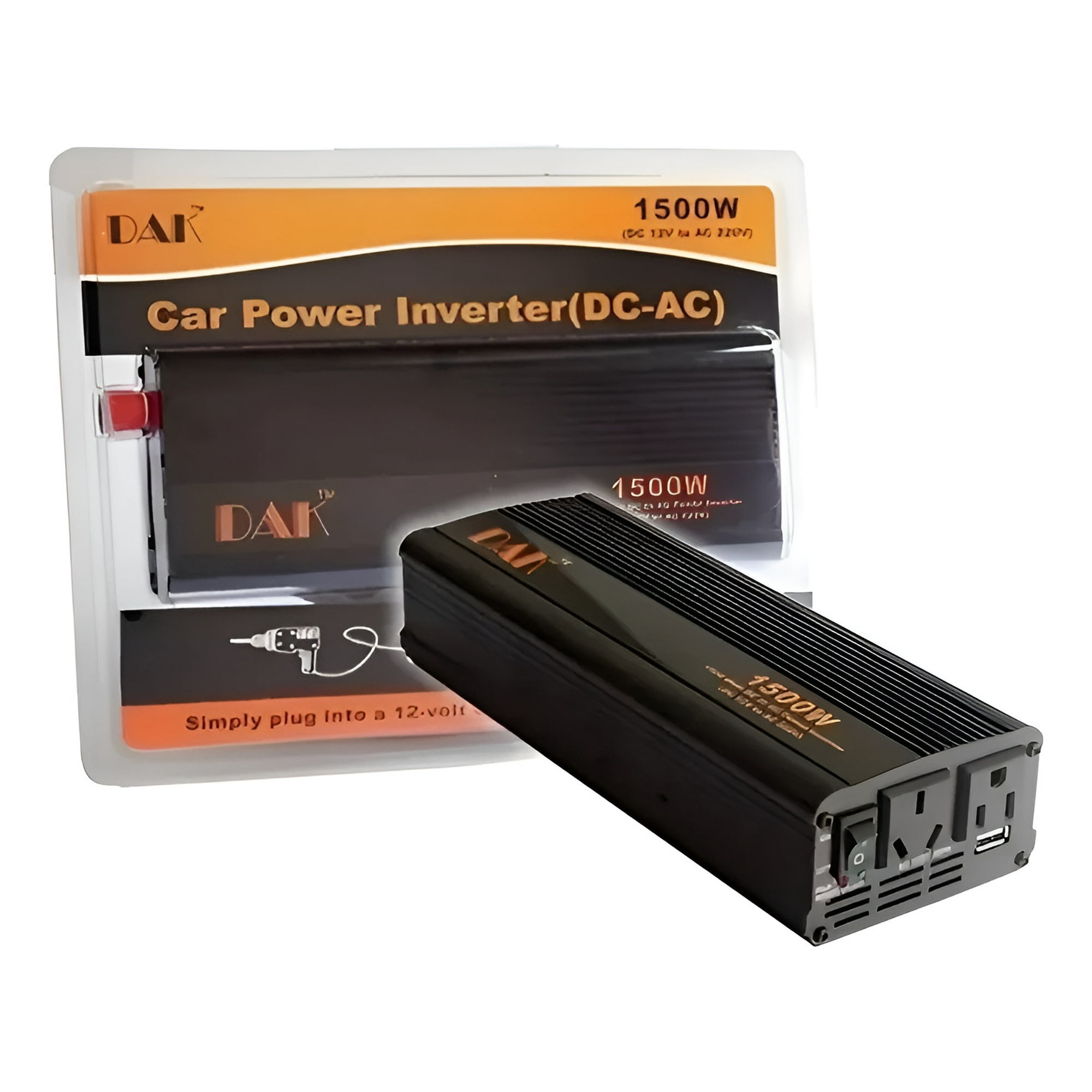 Genérico - Inversor De Voltaje 1500w Inversor Corriente 12v A 220v