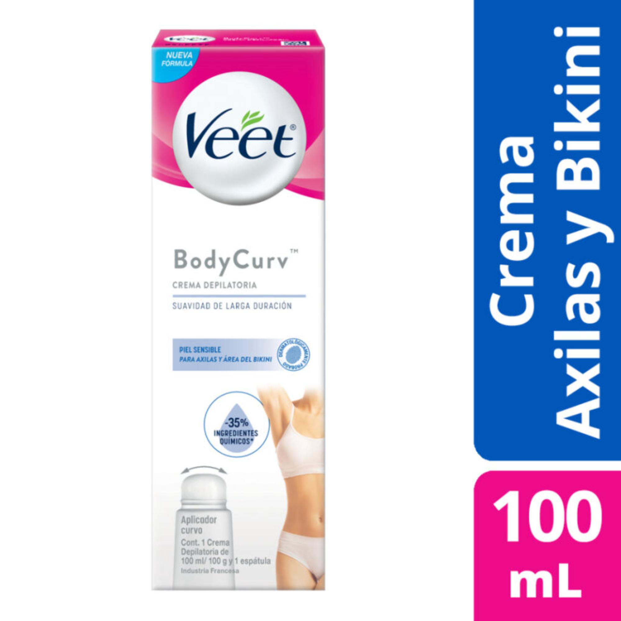 Veet - Crema Depilatoria Corporal Axila & Bikini Piel Sensible
