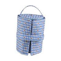 Bothyi - Bolsa De Tejer Con Cierre De Cremallera, Estuche Pequeño, Organizador De Hilo, Amantes De Tejer, Azul