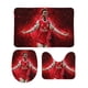 thumbnail image 1 of Bukayo Saka Juego de 3 alfombras de baño de coral fleece: tapete de baño + alfombra de inodoro en forma de U + funda de tapa de inodoro en forma de O, 1 of 6