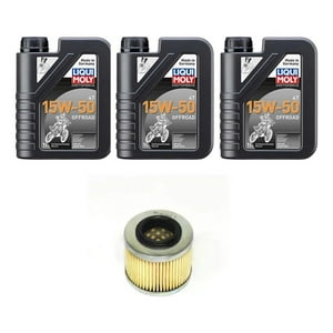 Liqui Moly - Kit Mantencion Moto Voge 650 Ds Dsx (3L Sintético + Filtro)