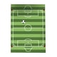 thumbnail image 4 of Alfombras de Campo de Fútbol, Manta de Juego para Niños, Alfombrilla para de Noche, Alfombras de Suelo con Tema Deportivo para Dormitorios, Zon , 100x160cm Raya, 4 of 5