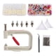 thumbnail image 4 of Máquina De Ajuste Hecha A Mano De Perlas 4/5/6/8/10mm Artesanía DIY Para Bolsos Artesanía De Cuero Blanco Beige Multi, 4 of 5
