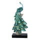 thumbnail image 1 of Estatua decorativa de pavo , escultura, figurita, el más , decoración para hogar, artesanías de resina para boda, estantería, decoración de , azul S, 1 of 5