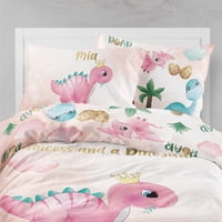 Milsleep - Juego De Cama Para Niñas Dinosaurio