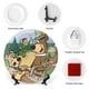 thumbnail image 3 of El show de Oso Yogi Plato decorativo de porcelana fina (bone china), plato decorativo de cerámica para hogar, oficina, soporte de pared, platos decorativos para dormitorio - 6 pulgadas (15 cm), 3 of 6
