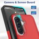 thumbnail image 2 of Funda Defender para Samsung Galaxy A57 5G 6.7", de Doble Capa PC+TPU Resistente a Golpes, Cubierta Protectora de Cuerpo Completo, Rojo, para Galaxy A57 5G, 2 of 5