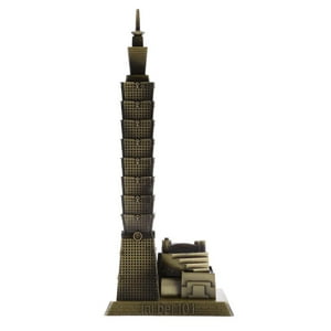 Genérico - Taipei 101 Torre Edificio Arquitectura Modelo De Taiwán Adorno De Escritorio
