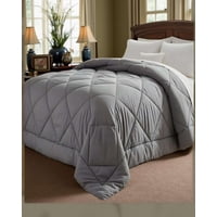 Rouss - Juego De Sábanas Más Plumón Nordico Plaza Y Media Gris