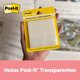 thumbnail image 2 of Notas Adhesivas Post-It Transparente 73x73 mm 36 Hojas, 2 of 5