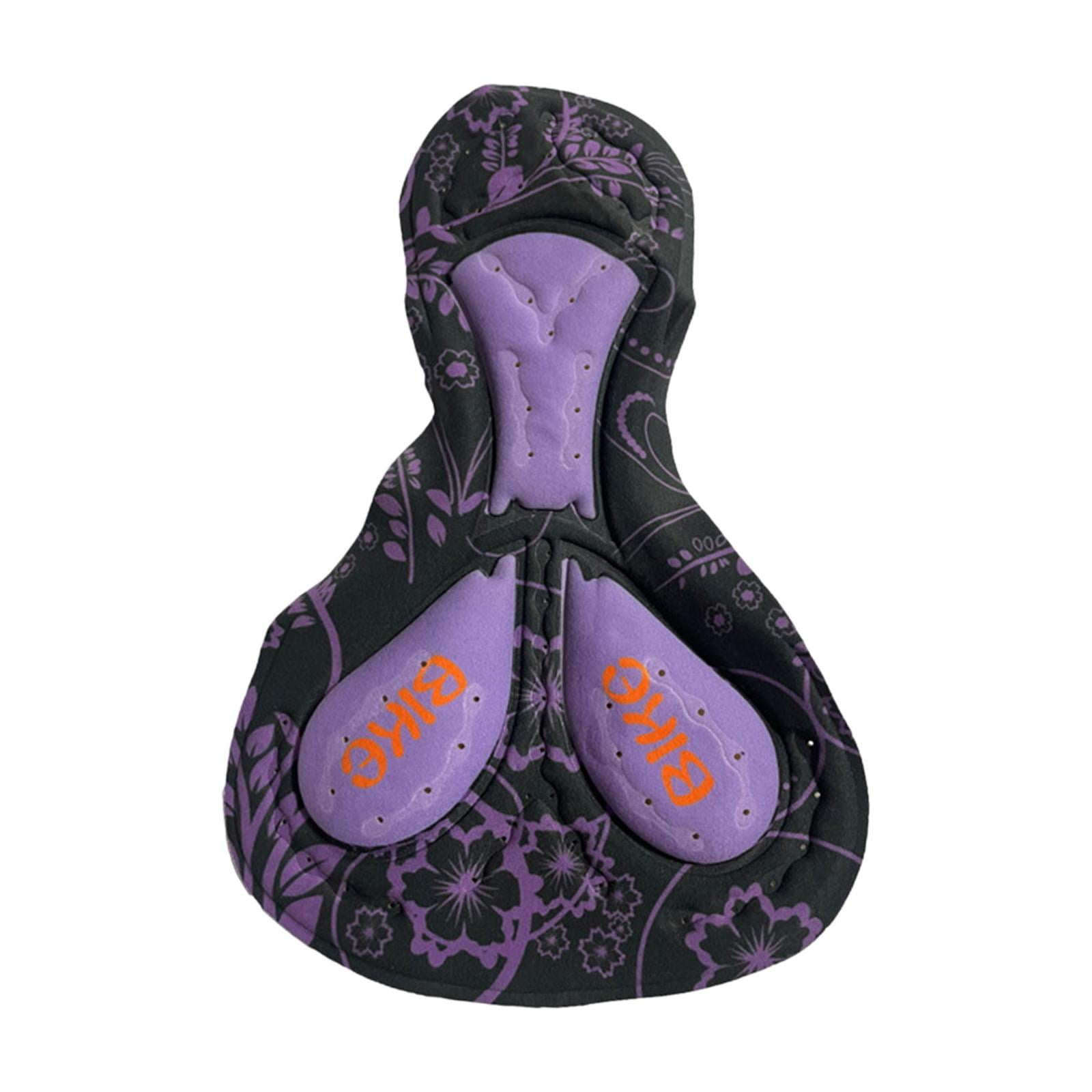 Magideal - Cojín De Pantalones Cortos De Ciclismo, Cojín De Ciclismo, Pantalones Cortos De Bicicleta Para Mujer, Acolchado, Cojín De Asiento De Bicicleta Para Bi Negro