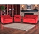 thumbnail image 2 of Living Mateo 321 - Tela Felpa Rojo, 2 of 10