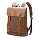 thumbnail image 1 of Mochila unisex cuero PU con broches y correas frontales, 1 of 6