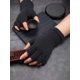 thumbnail image 4 of Guantes SATINIOR de invierno tejidos con medio dedo, sin dedos, 2 pares, 4 of 7