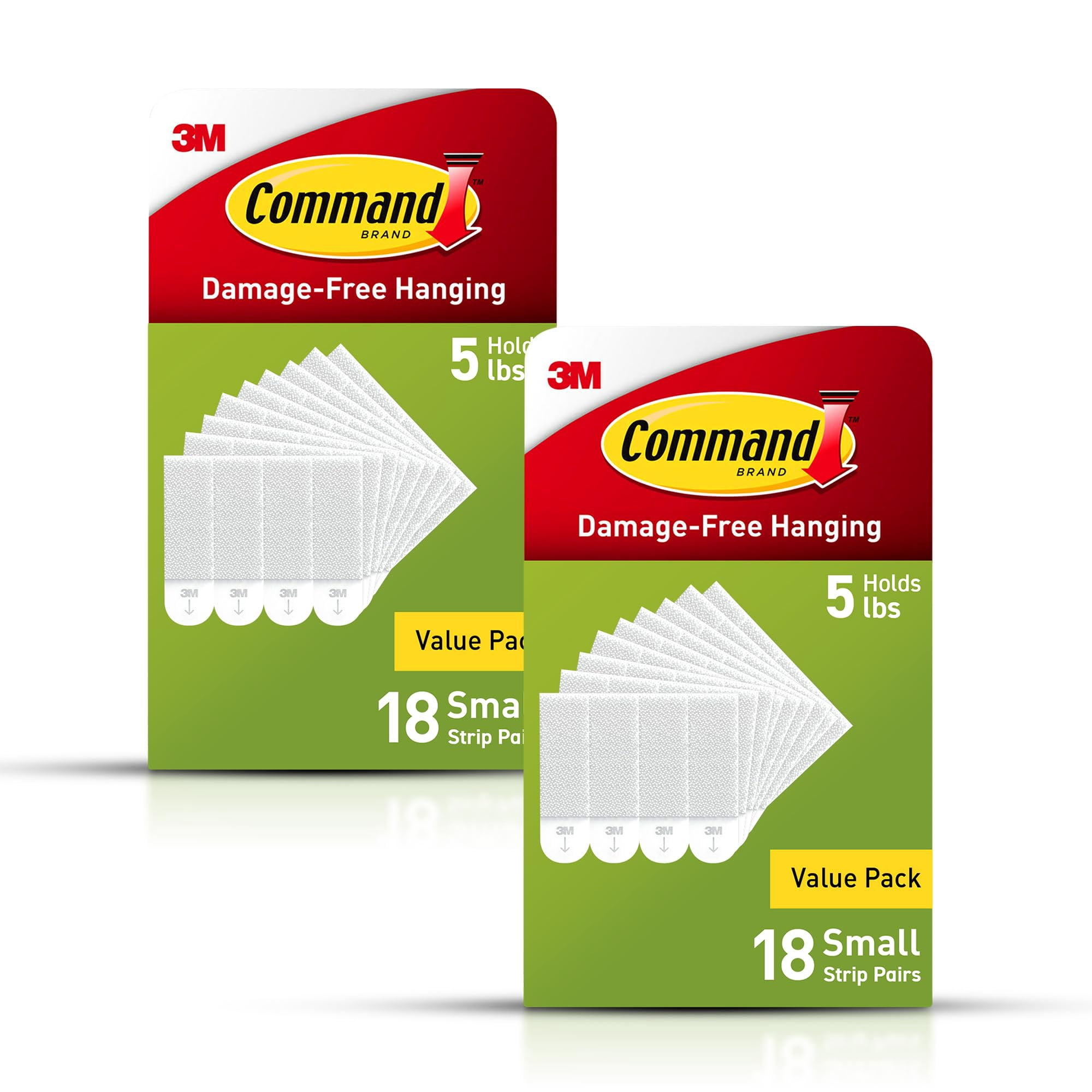 Tiras Para Colgar Cuadros Command, Pequeñas, De 2,27 Kg, 36 Pares, Blancas