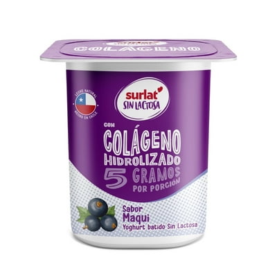 Yoghurt Batido Colageno Sin Lactosa Maqui 125 G Surlat