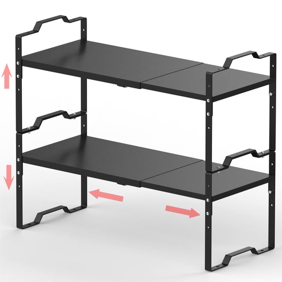 Estante Jojocross Expandible 42-69 cm (2 unidades) Negro