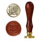 thumbnail image 1 of 1pc Vintage Retro Letter A-M Wax Seal Stamp - Perfect for Personalizing Envelopes and Packages, 1 of 5