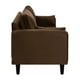 thumbnail image 3 of Sofa Sky 3c Felpa 00 Chocolate, 3 of 5