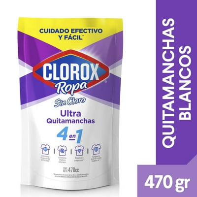 Quitamanchas Líquido Blanco Supremo Doypack 470 Ml Clorox