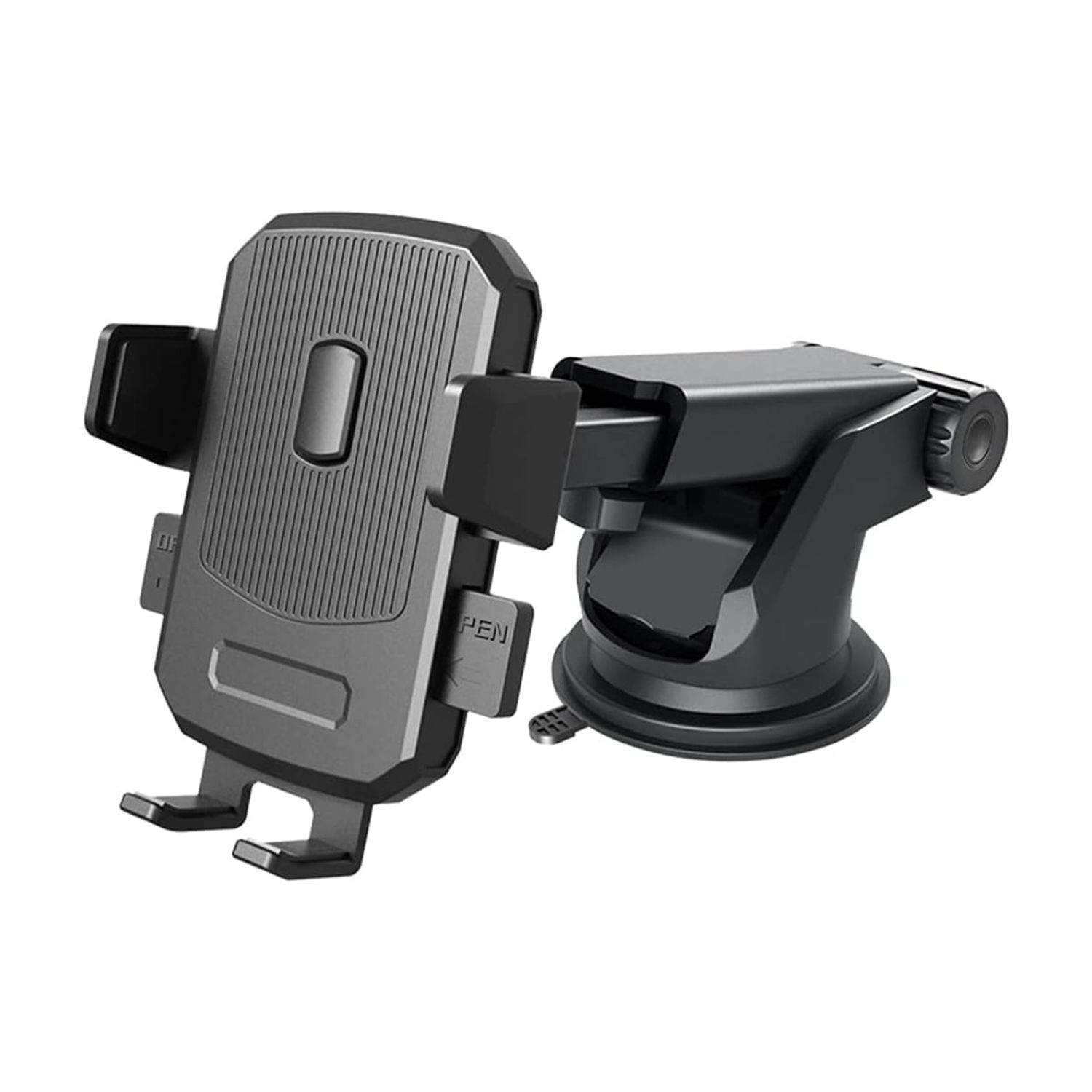 Importclick - Soporte Celular Telescópico Automóvil Negro