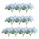 thumbnail image 2 of 10pcs Cabezas De Flores De Hortensia De Seda Para Decoración De Boda Nupcial Azul Claro, 2 of 3