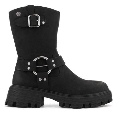 Bota Negro Mujer Casual Chalada Messa