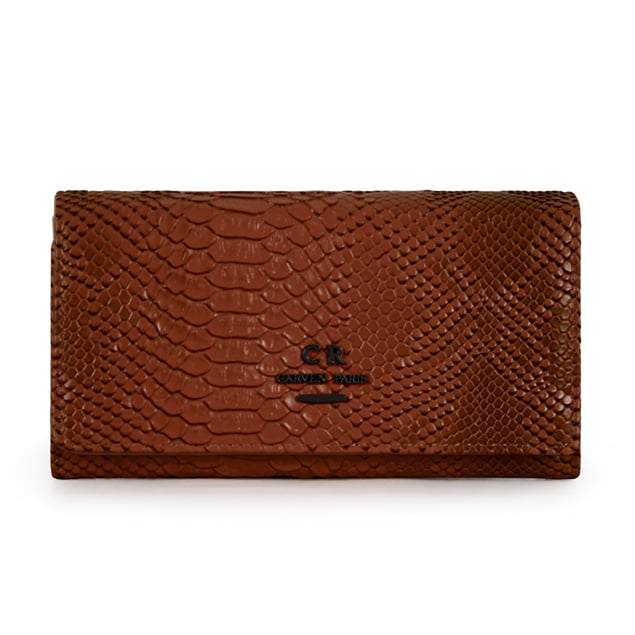 Carven - Billetera Alda Marrón